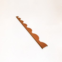 Remate Frontal Rojo Marron