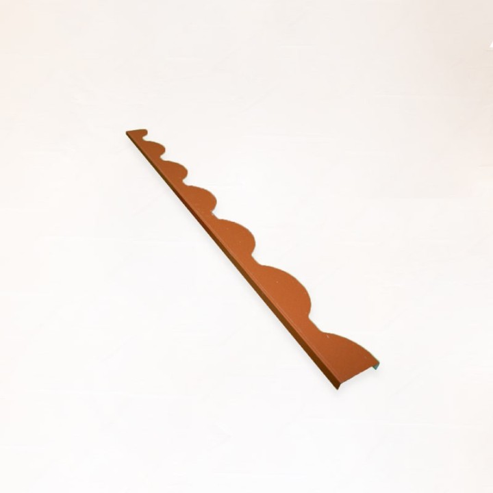 Remate Frontal Rojo Marron