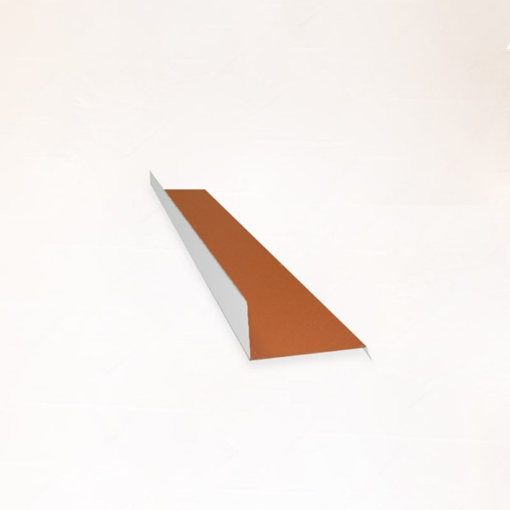 Remate Cumbrera Rojo Marron a Pared
