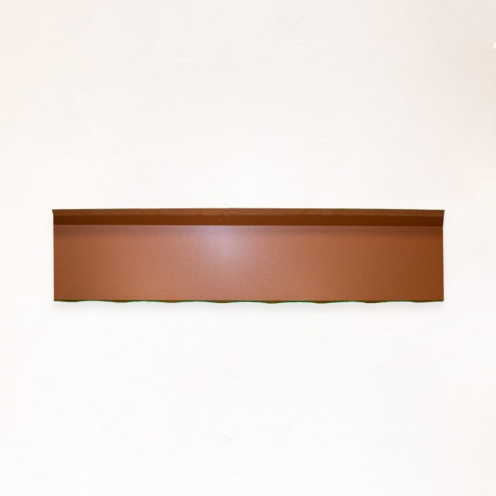Remate Cumbrera Rojo Marron a Pared
