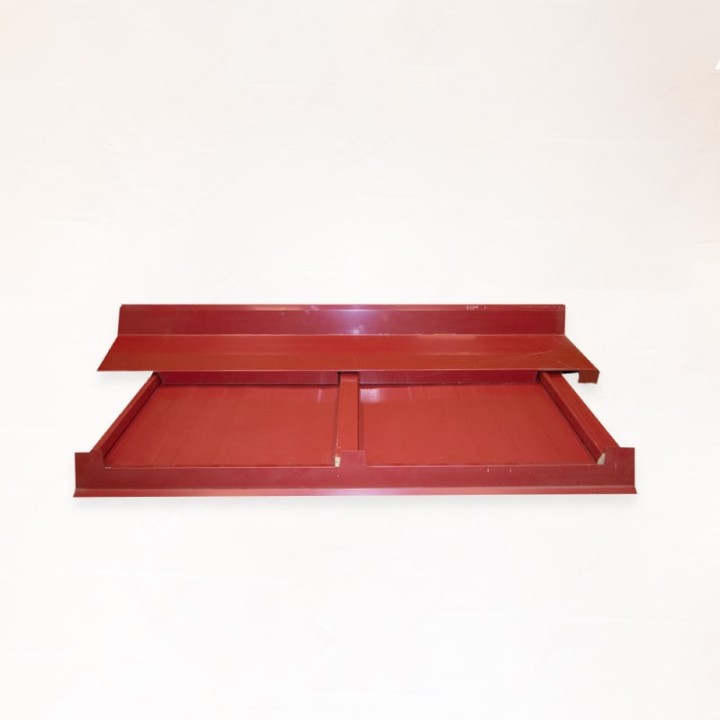 Remate Cumbrera Rojo Teja a Pared