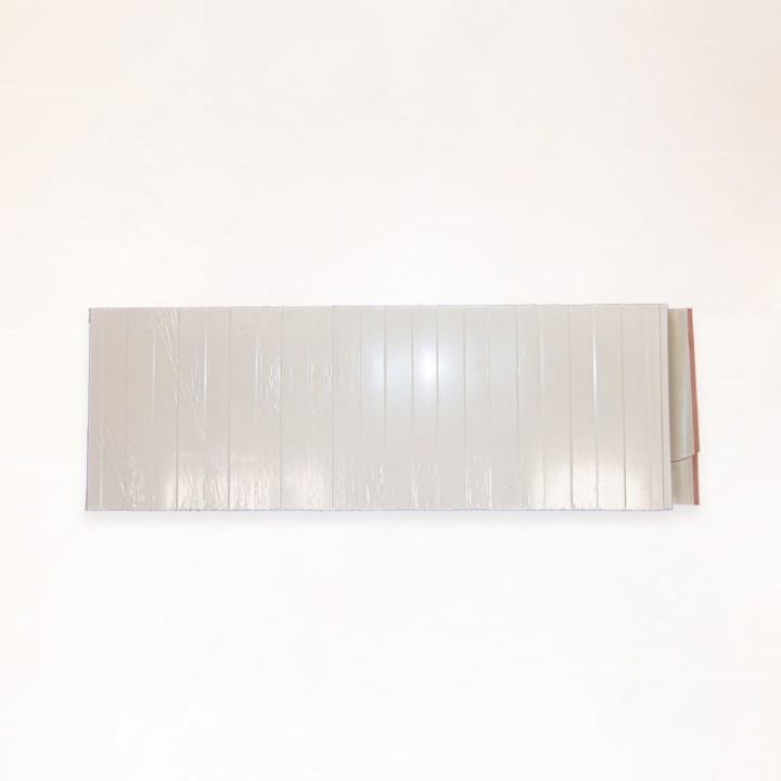 Panel Sandwich teja imitación ROJO MARRON BLANCO